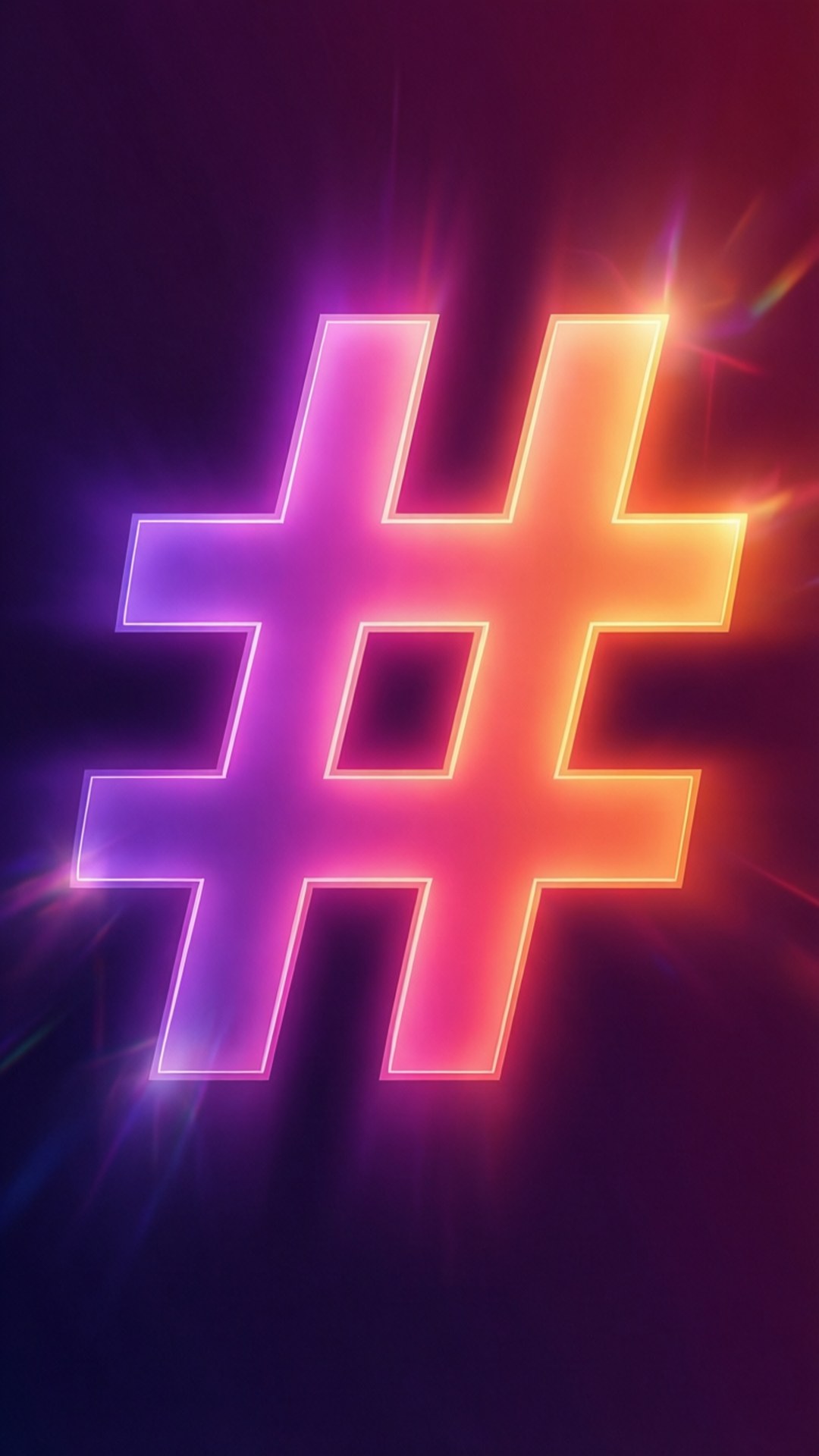 Levande Gradient Hashtag Bakgrundsbilder