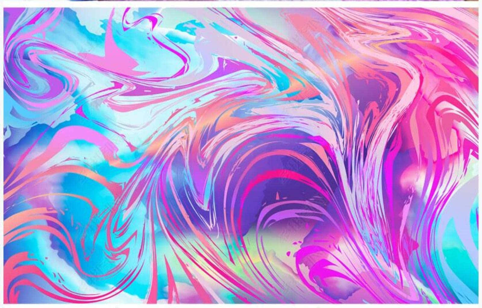 Vibrant Graffiti Swirls Wallpaper