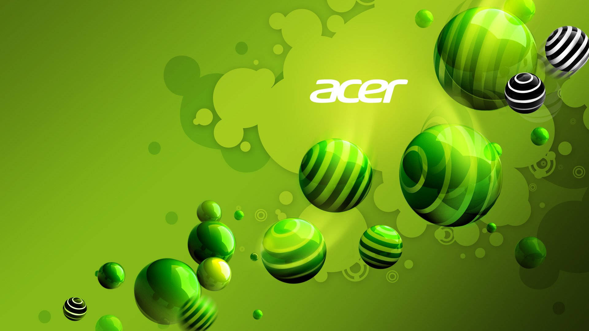 Vibrant Green And White Acer Logo Picture