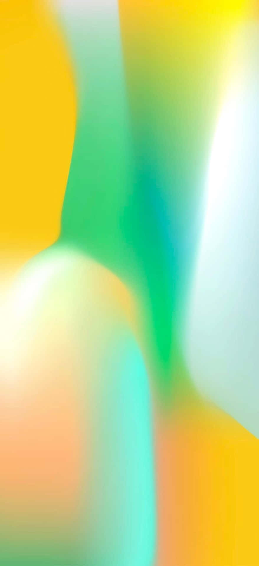 Vibrant Green And Yellow Gradient Background