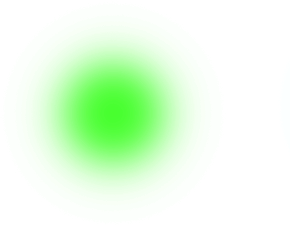 Vibrant Green Glow Effect PNG