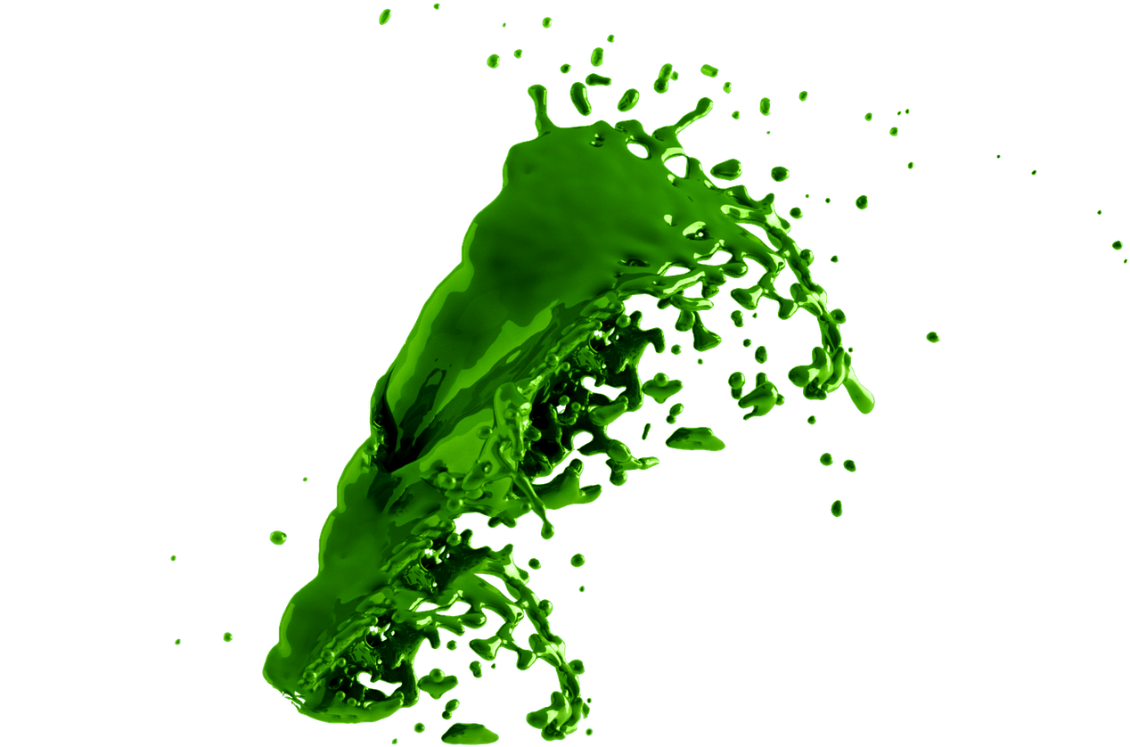 Download Vibrant Green Paint Splash | Wallpapers.com