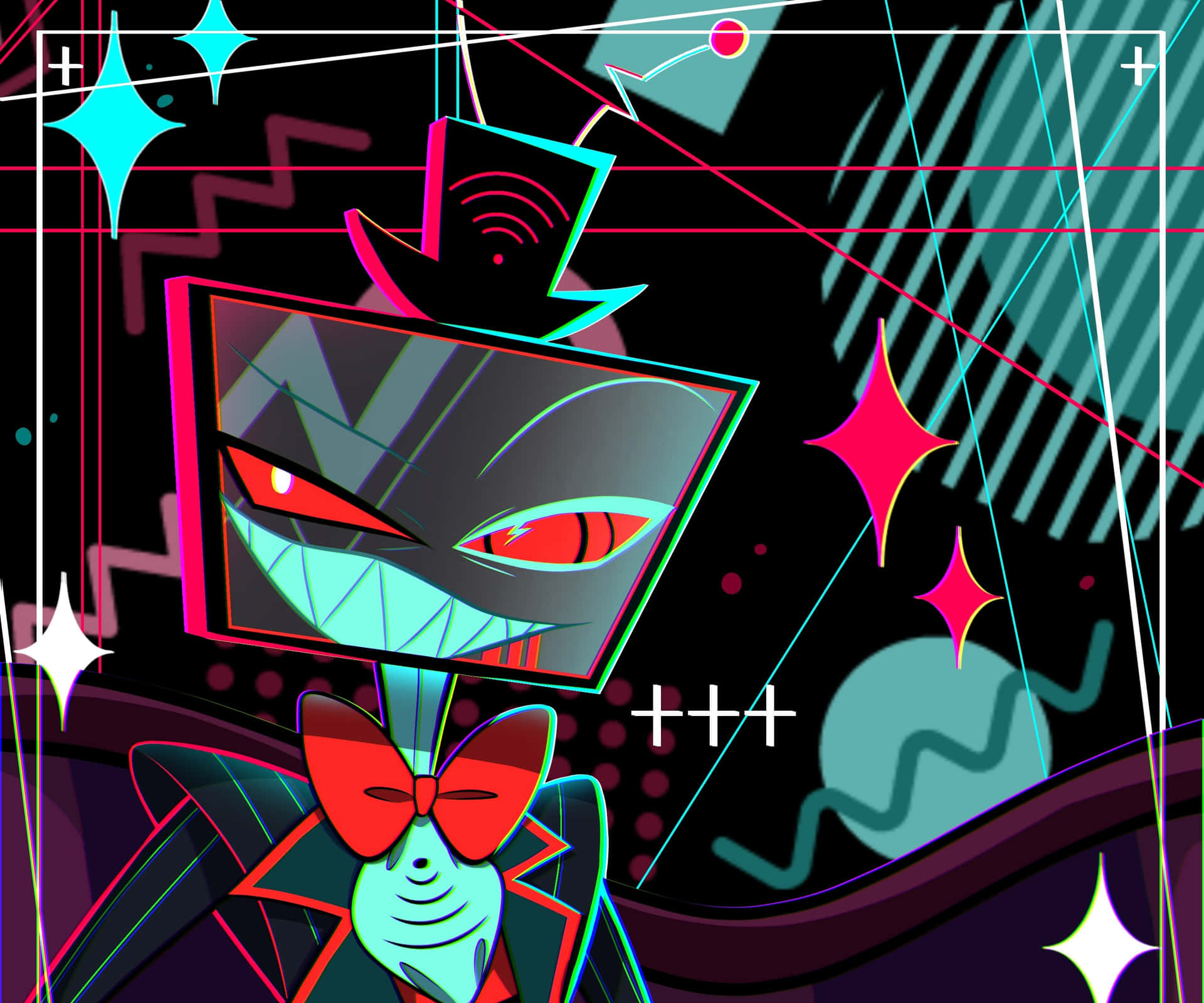 Vibrant Hazbin Hotel Character Art Wallpaper