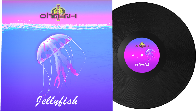 Vibrant Jellyfish Album Art PNG
