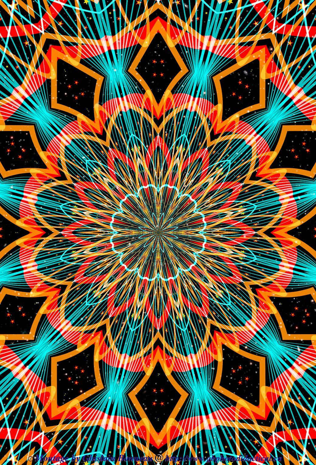 Vibrant_ Kaleidoscope_ Pattern Wallpaper