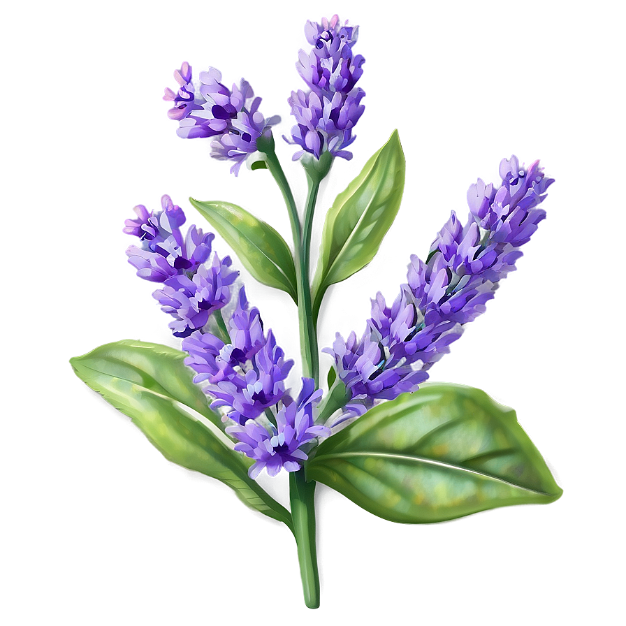 Vibrant Lavender Blossom Png Wdf22 PNG