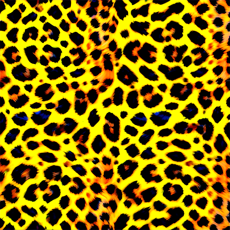 Vibrant Leopard Pattern Png 42 PNG