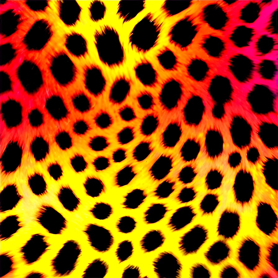 Vibrant Leopard Print Png 24 PNG