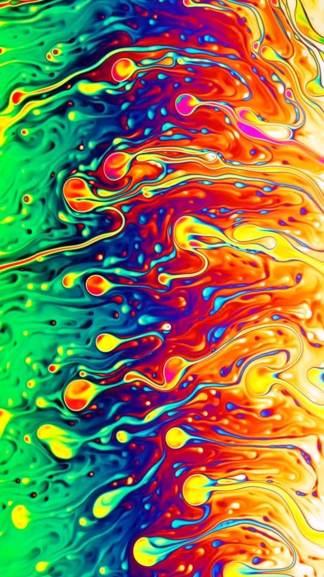 Vibrant_ Liquid_ Colors_ Abstract Wallpaper