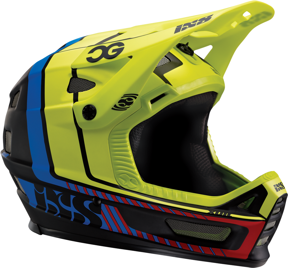 Vibrant Motocross Helmet PNG