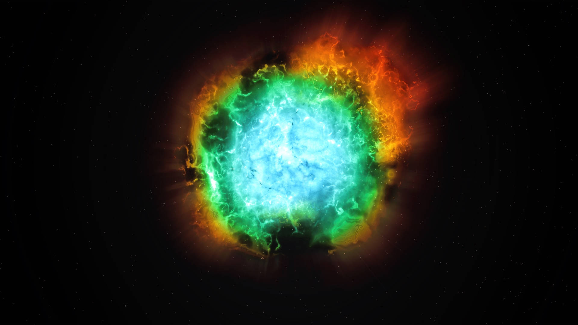 Vibrant Nebula Aesthetic Galaxy