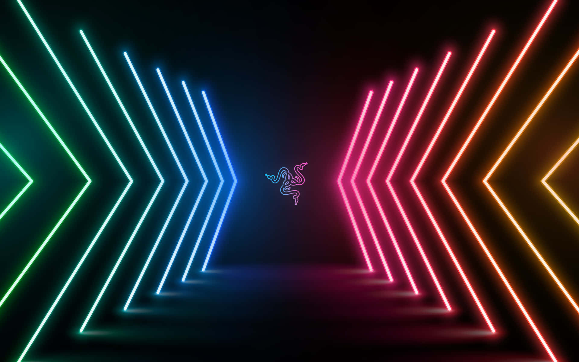 Vibrant Neon Arrows4 K Wallpaper Wallpaper