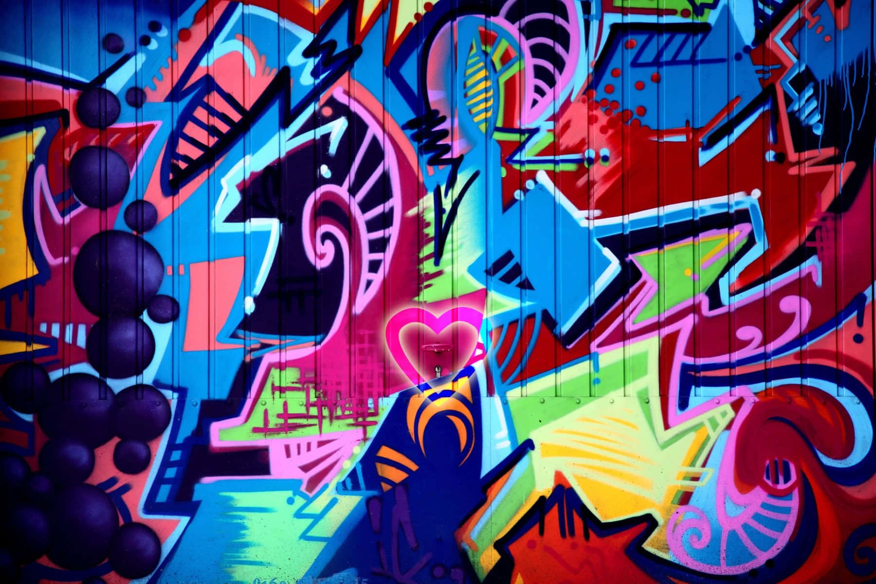 Vibrant Neon Graffiti Artwork.jpg Wallpaper