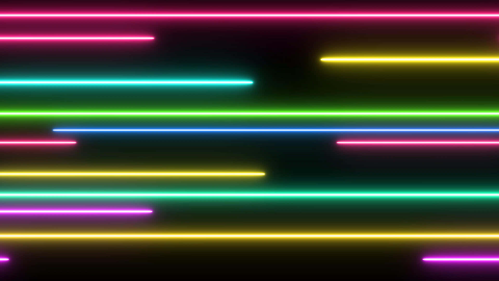 Vibrant Neon Laser Lights Wallpaper