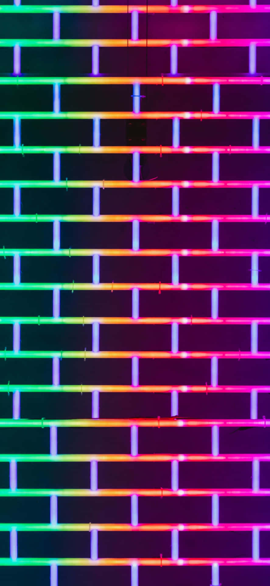 Vibrant Neon Lights Pattern Wallpaper