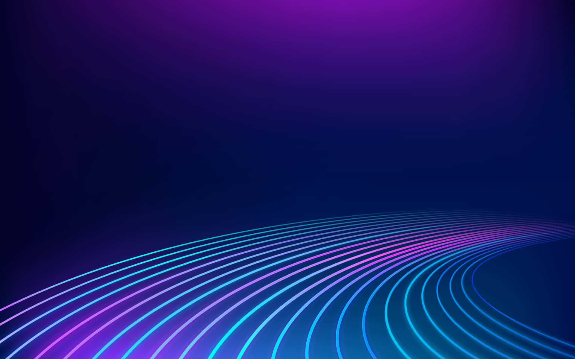 Vibrant Neon Waves Background Wallpaper