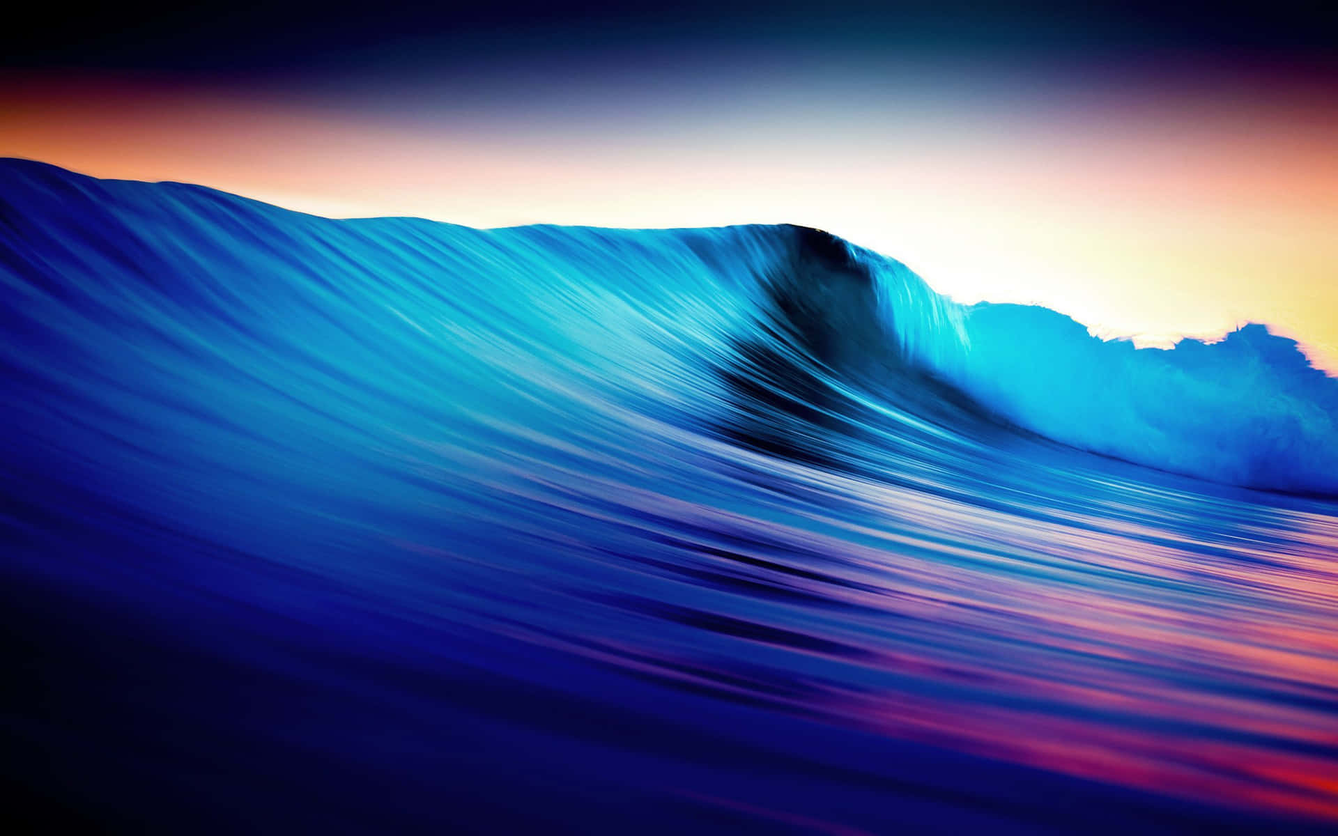 Vibrant_ Ocean_ Wave_ Abstract Wallpaper