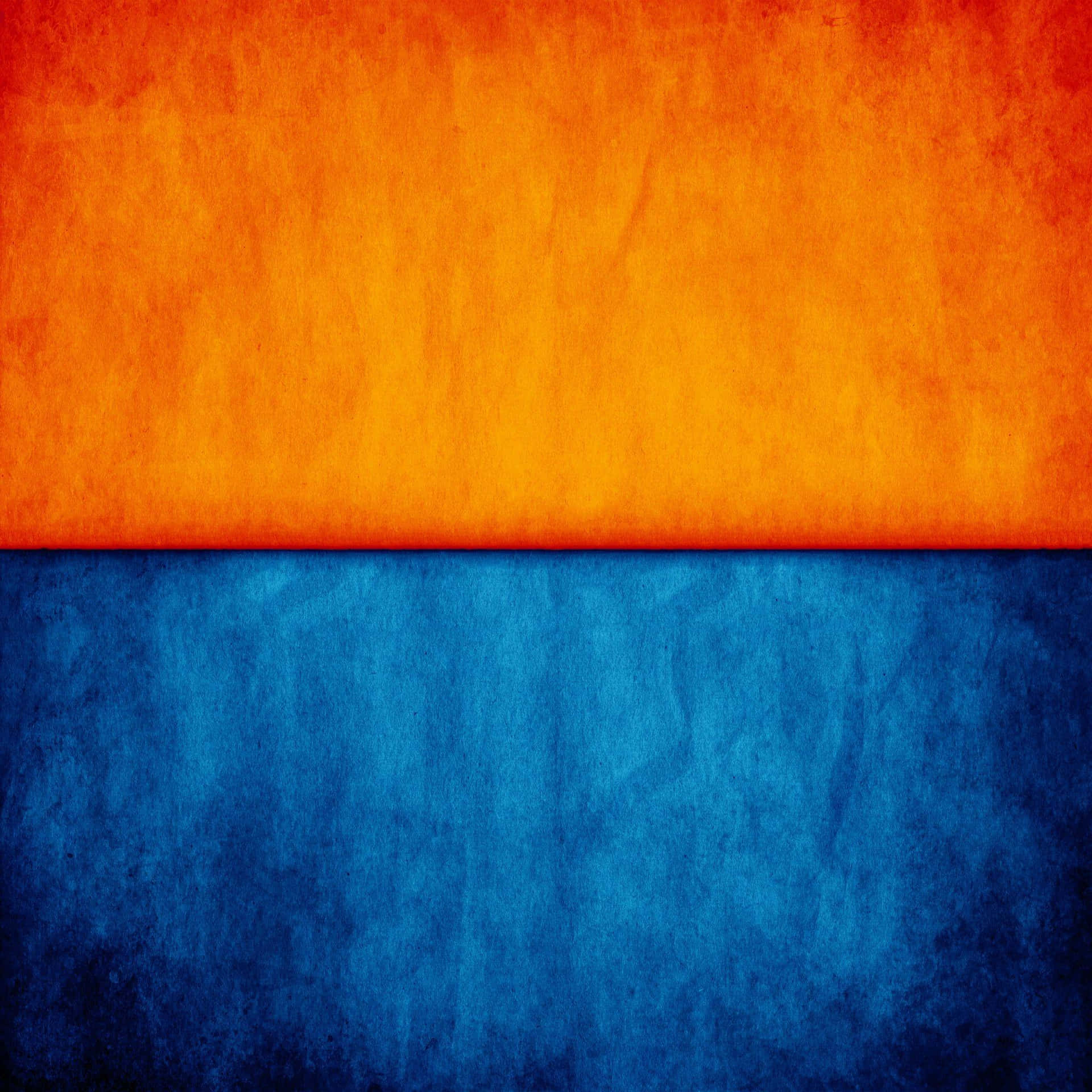 Vibrant Orange And Blue Abstract Background