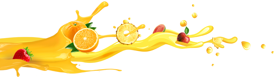 Vibrant Orange Juice Splash PNG