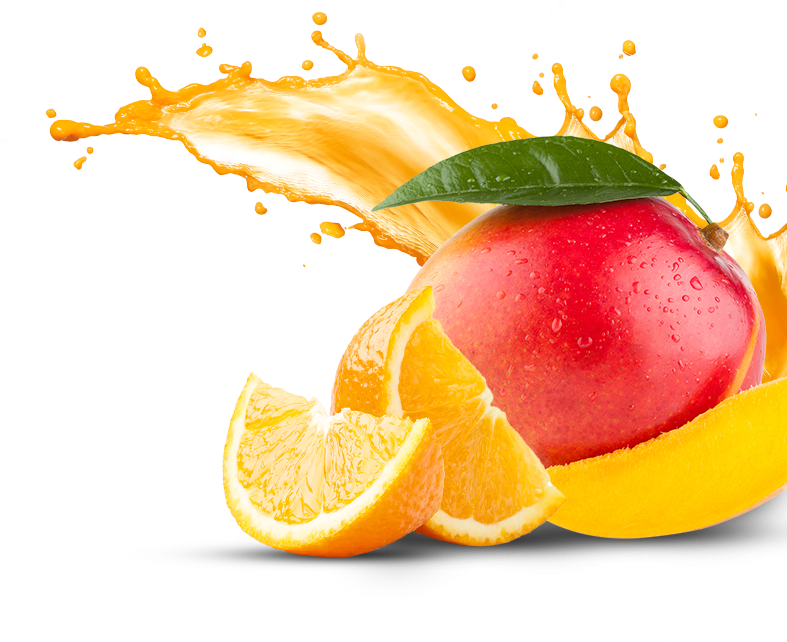 Vibrant Orange Juice Splash PNG