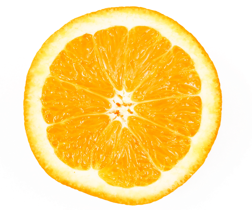 Vibrant Orange Slice PNG