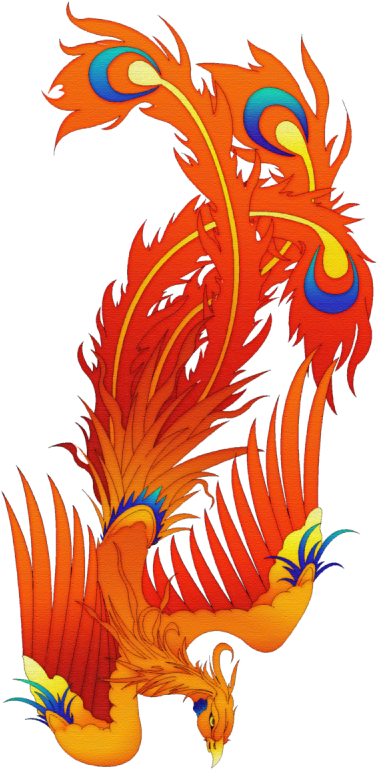 Vibrant Phoenix Artwork PNG