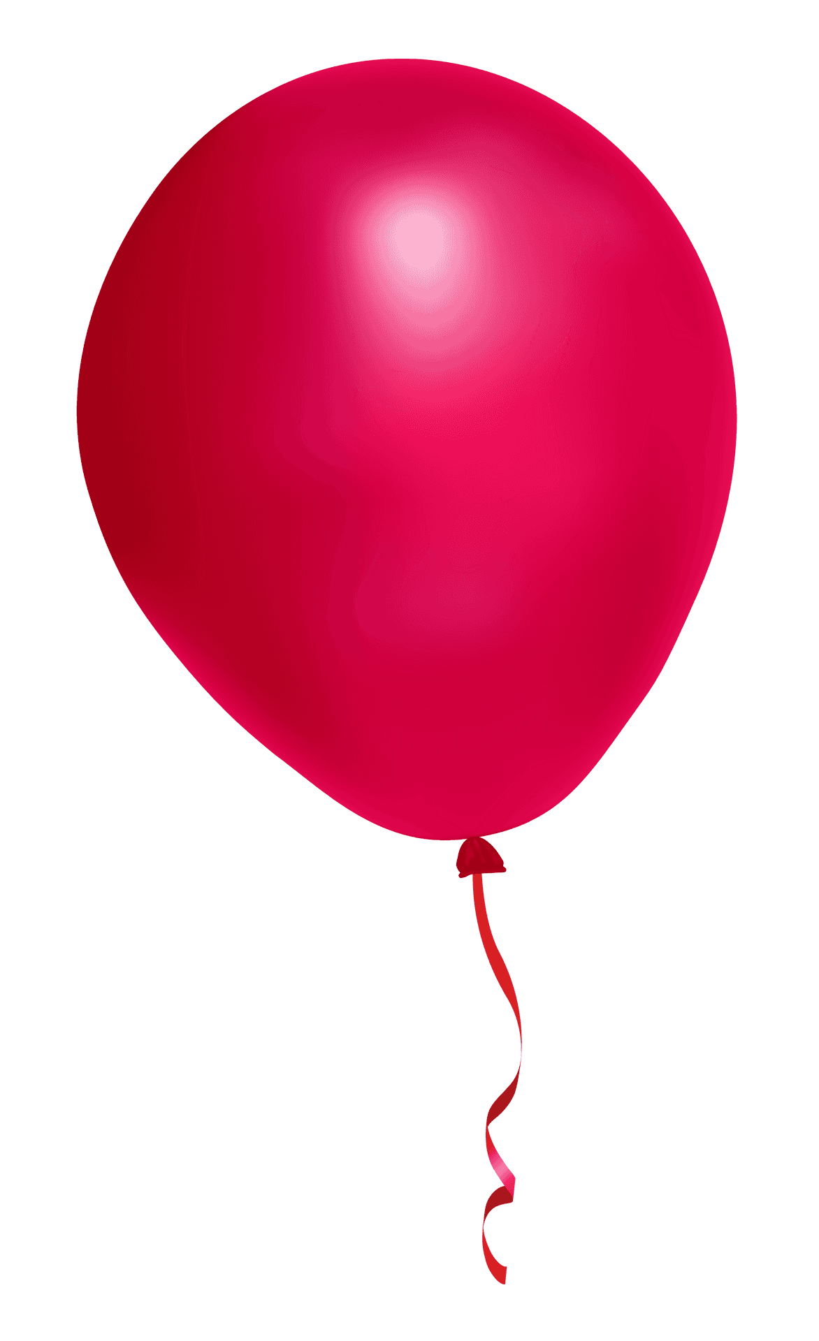 Vibrant Pink Balloon PNG