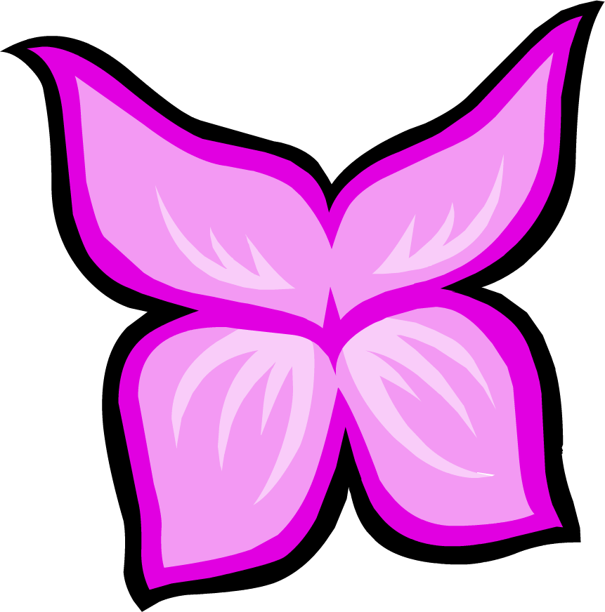 Vibrant Pink Fairy Wings PNG