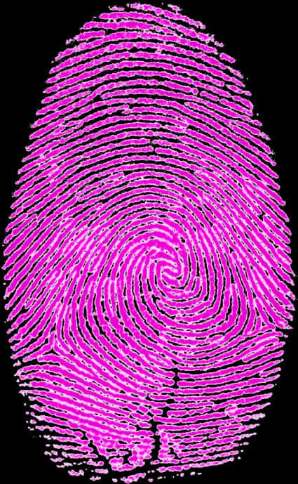 Vibrant Pink Fingerprint Pattern PNG