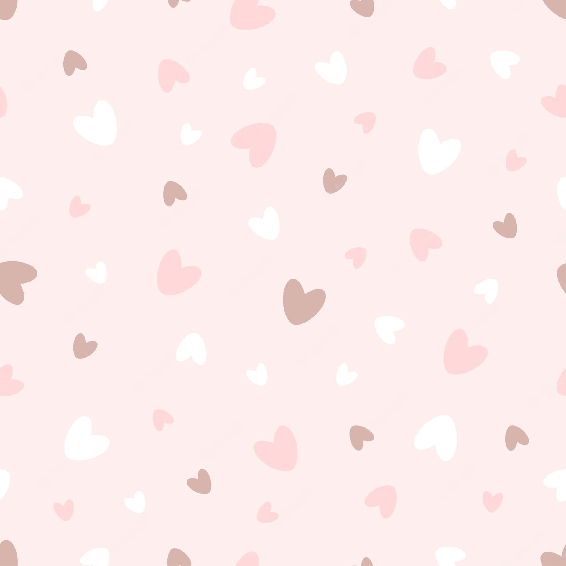 Vibrant Pink Heart Background