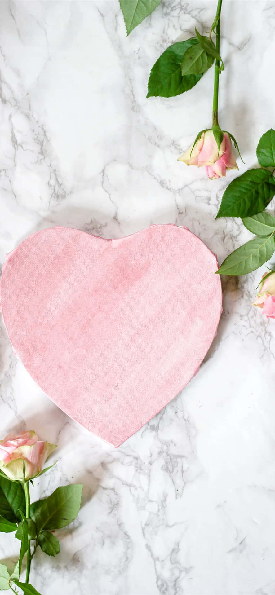 Vibrant Pink Heart Decorative Background