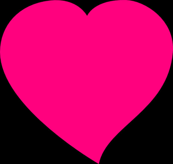 Vibrant Pink Heart Graphic PNG