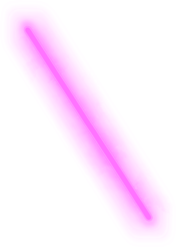 Vibrant Pink Neon Line PNG