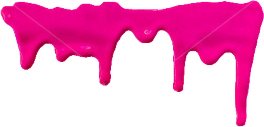 Vibrant Pink Paint Drip PNG