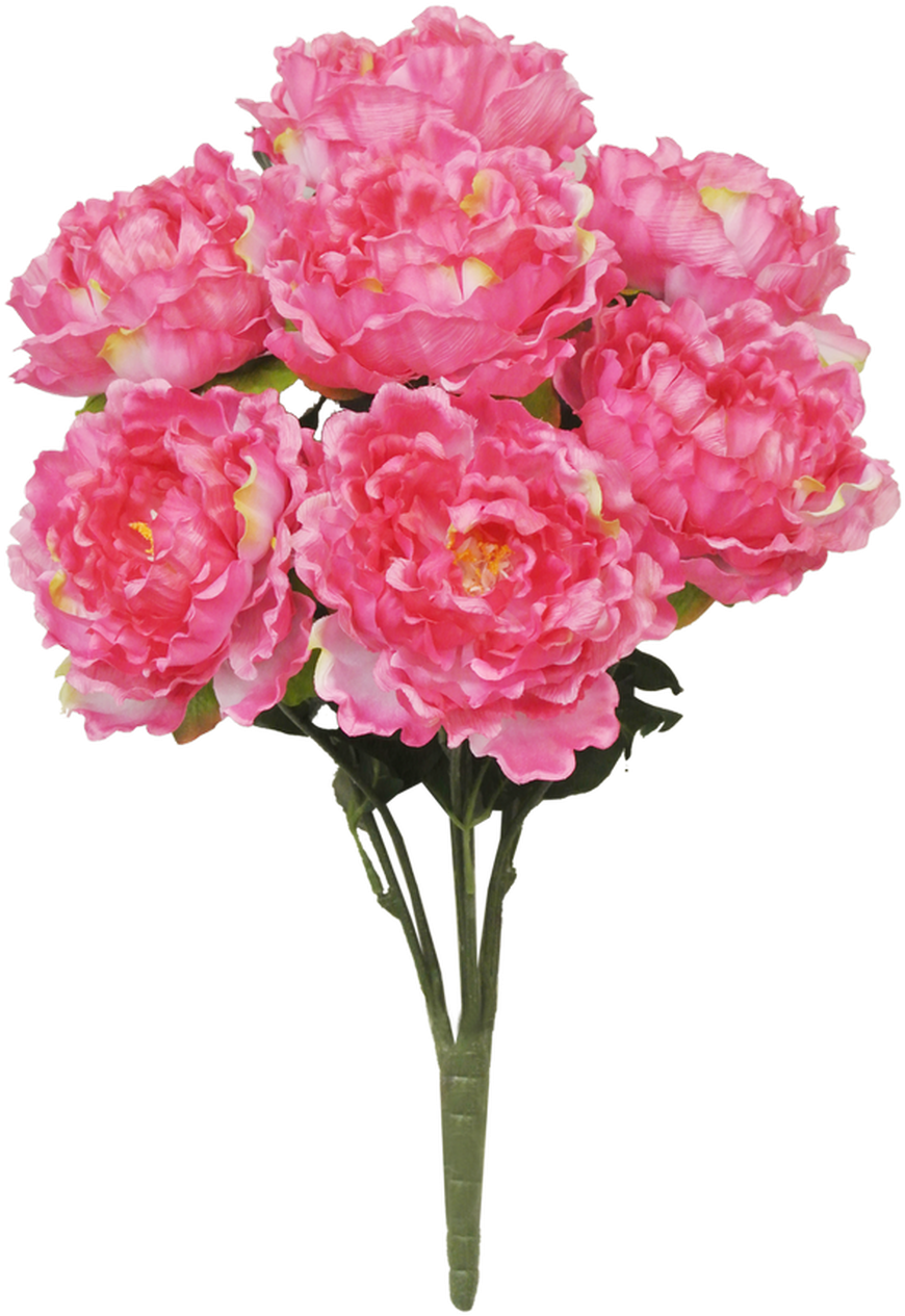 Vibrant Pink Peony Bouquet.png PNG