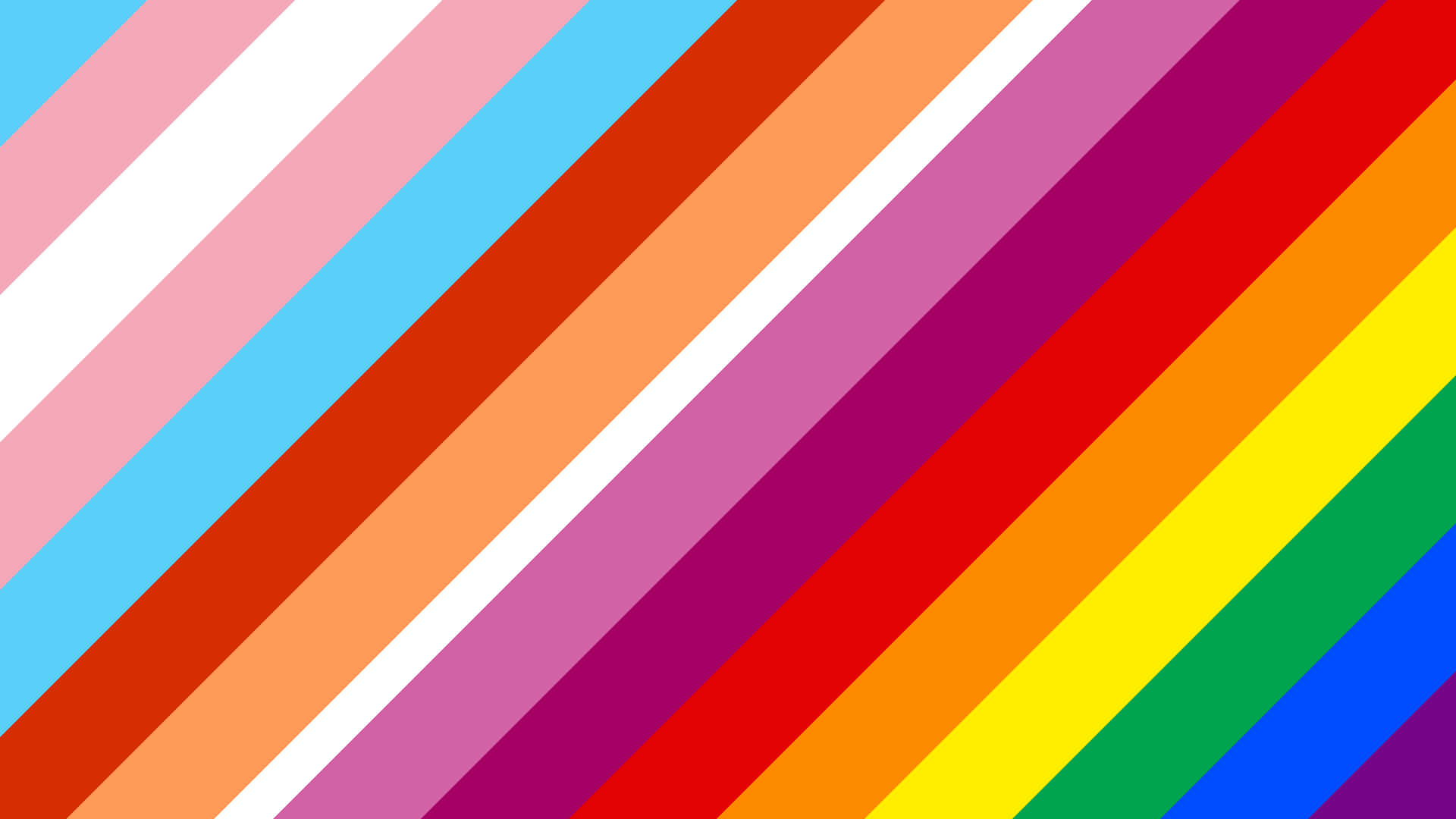 Vibrant Pride Flag Background Wallpaper