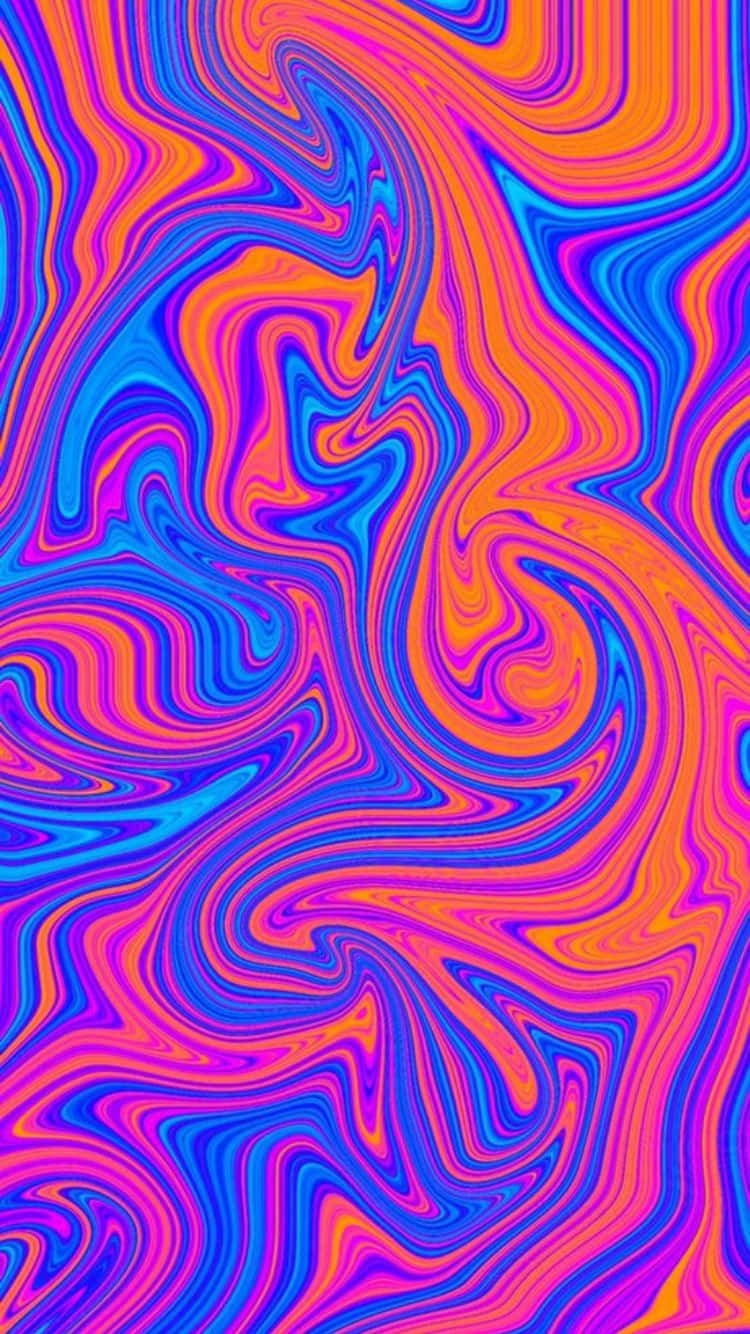 Vibrant_ Psychedelic_ Swirls_i Phone6_ Background Wallpaper