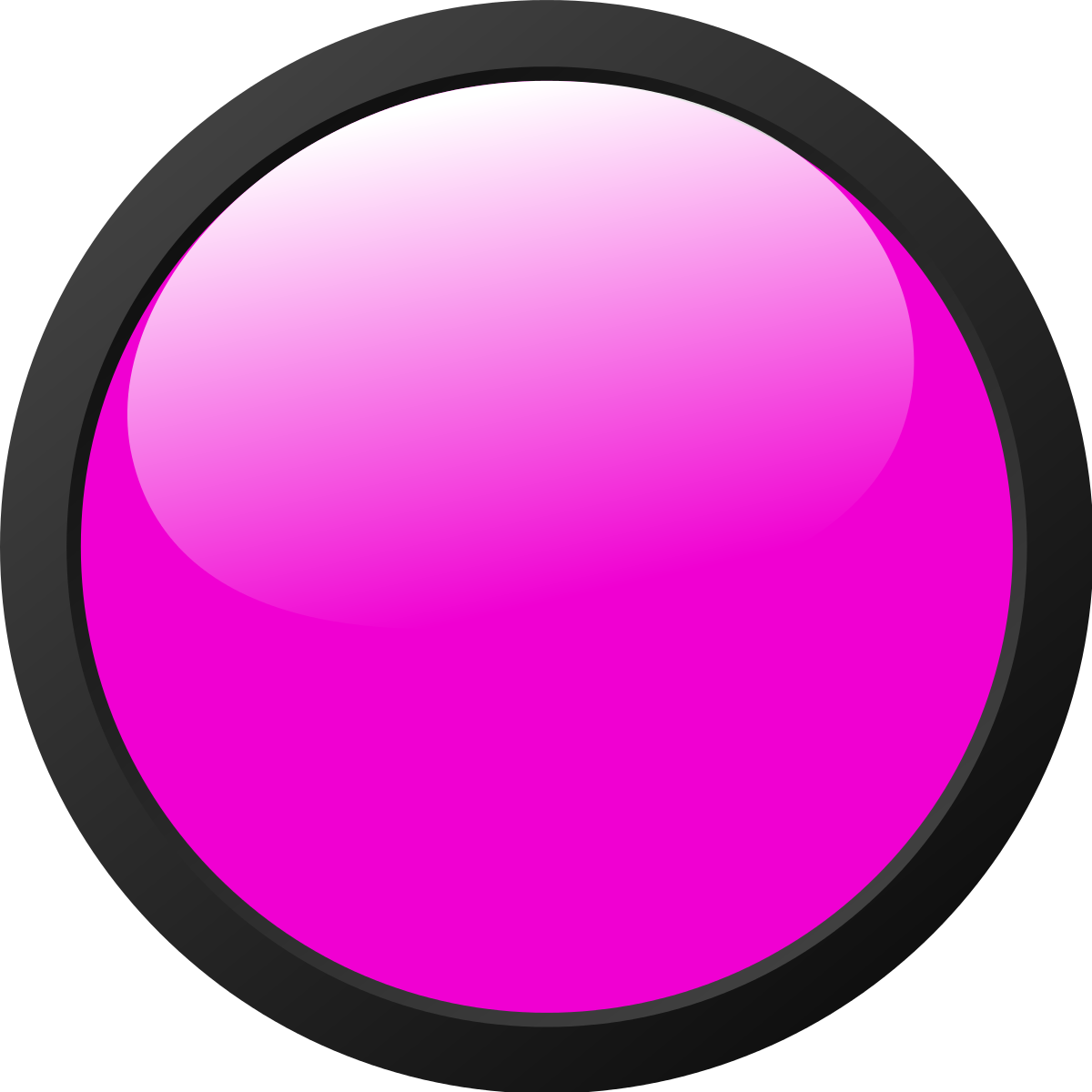 Vibrant Purple Button Graphic PNG