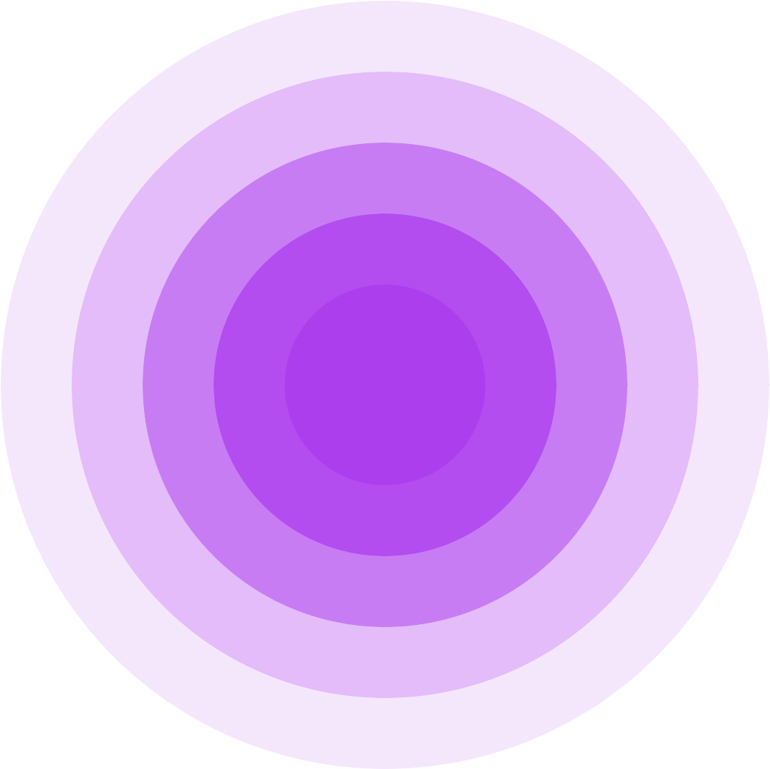 Vibrant Purple Circle Graphic PNG