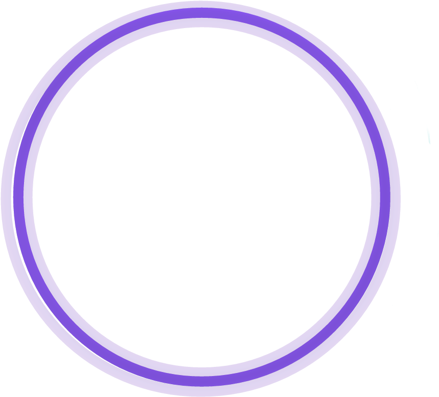 Vibrant Purple Circle Graphic PNG