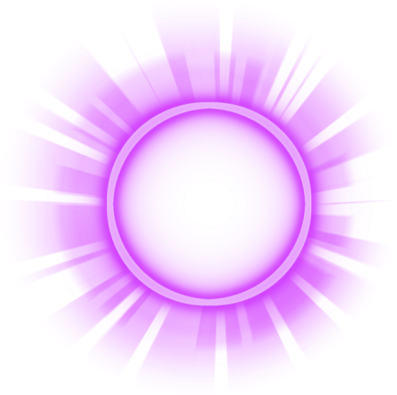 Vibrant Purple Energy Circle PNG