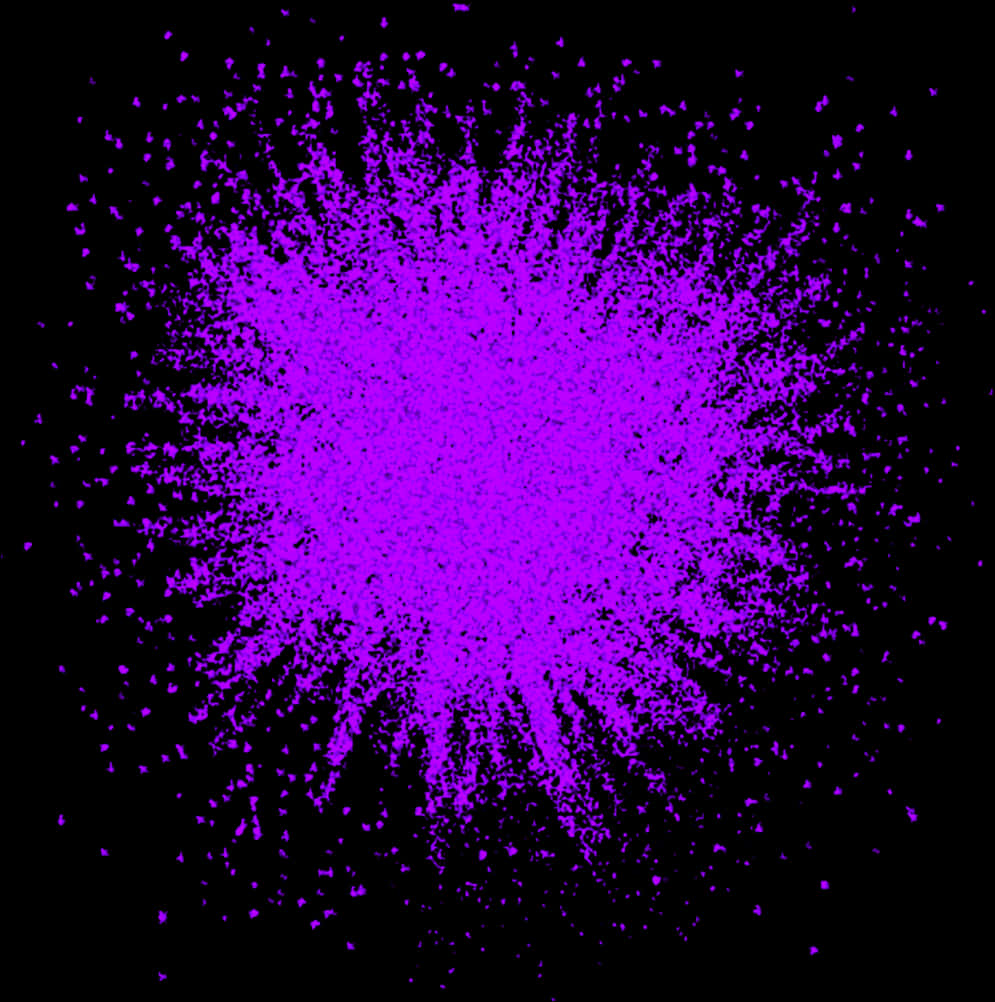 Vibrant Purple Explosion Overlay PNG