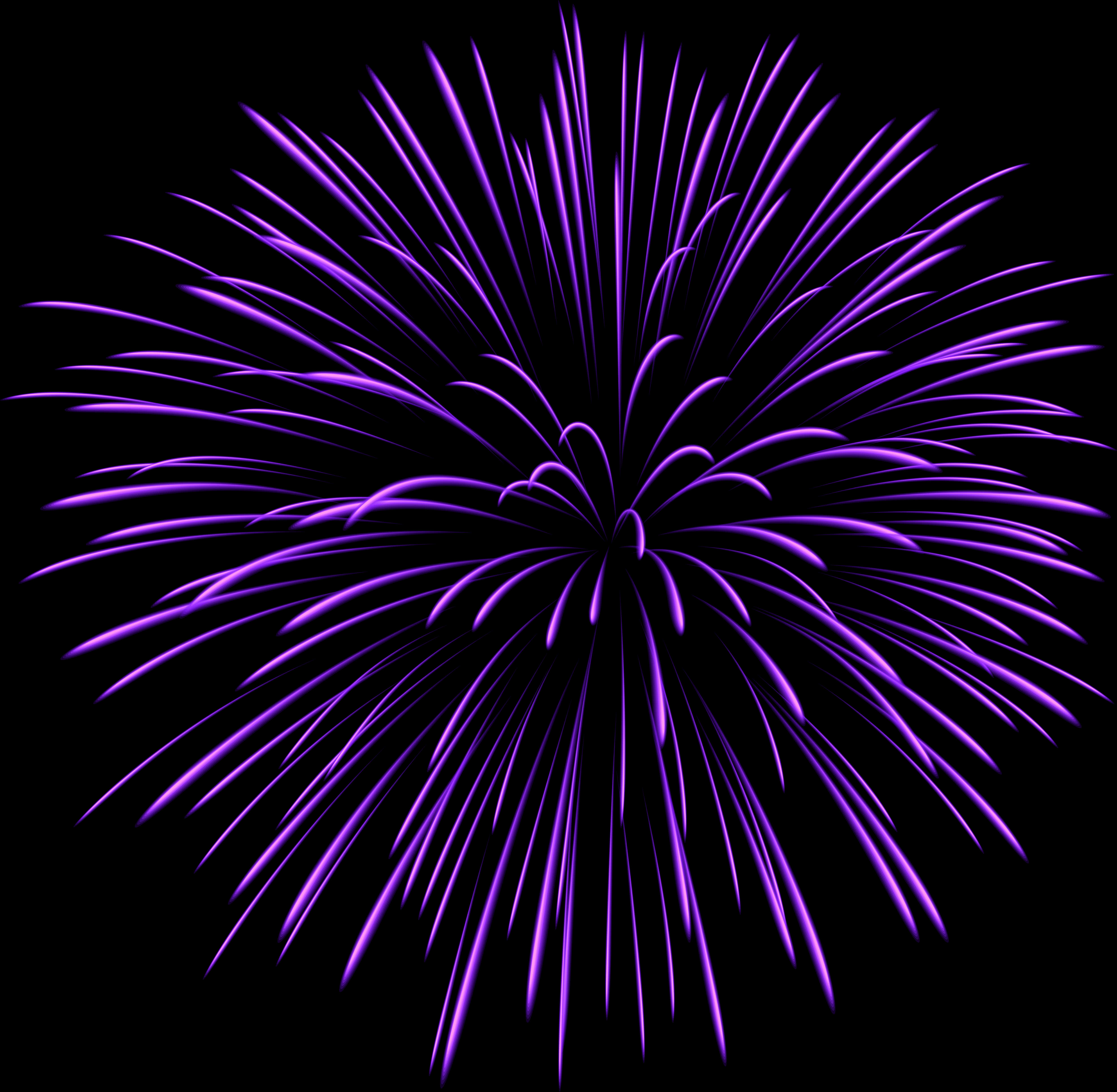 Vibrant Purple Firework Burst PNG