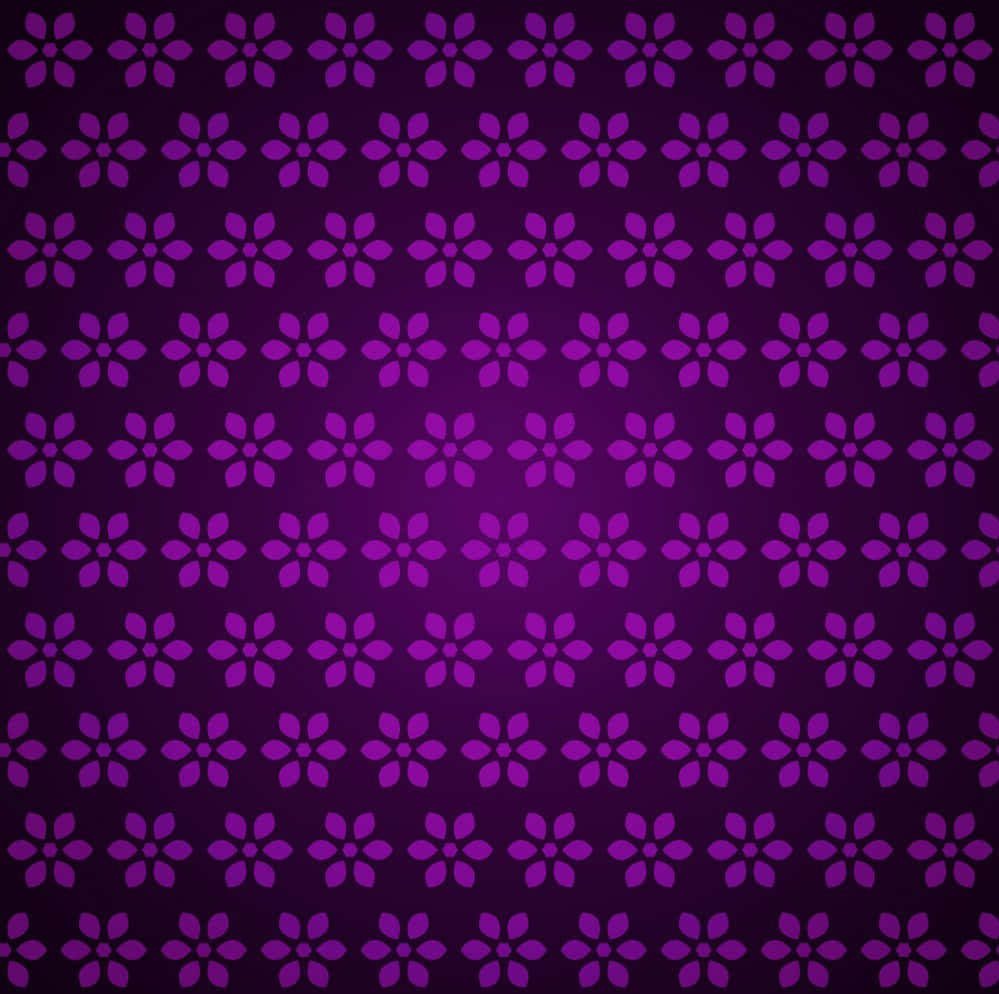 Vibrant Purple Floral Background