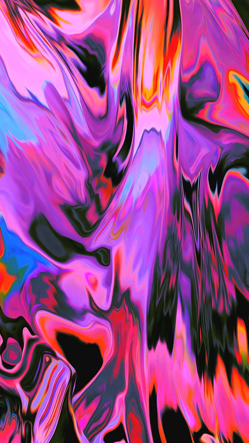 Vibrant Purple Liquid Art.jpg Wallpaper