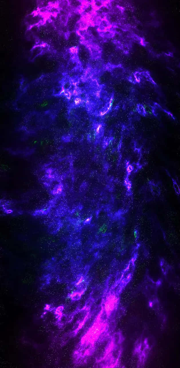 Vibrant Purple Nebula Space Wallpaper