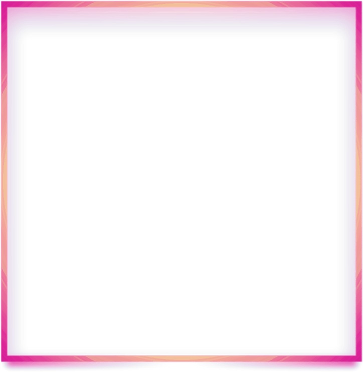 Vibrant Purple Neon Frame PNG