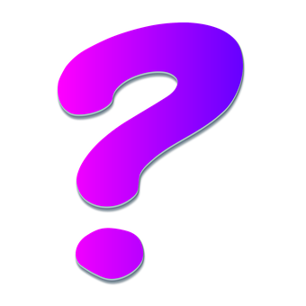 Vibrant Purple Question Mark PNG