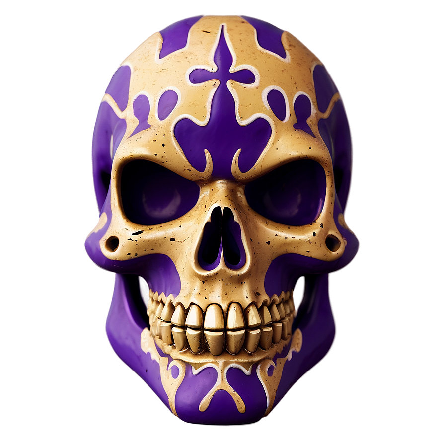 Vibrant Purple Skull Trooper Illustration Png 06202024 PNG