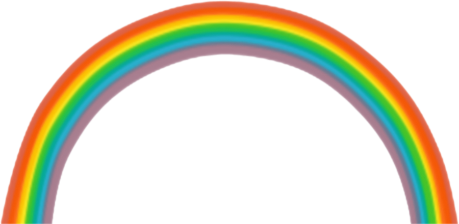 Vibrant Rainbow Arch PNG
